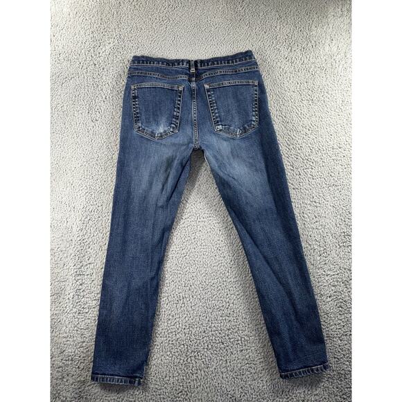 Everlane Jeans Women 30 Mid Rise Slim Straight Medium‎ Wash Blue Denim Pants - Picture 2 of 9